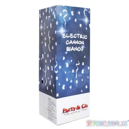 CANNONE ELETTRICO 9 COLPI BIANCO