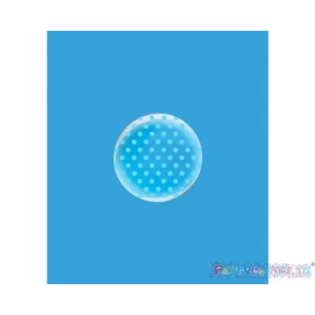 DECO B-LOON 10" POIS AZZURRO pz.5