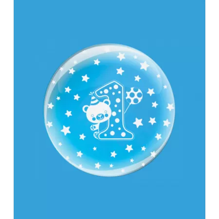 DECO B-LOON 24" 1° COMPLEANNO