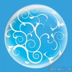 DECO B-LOON 24" FILIGREE BIANCO