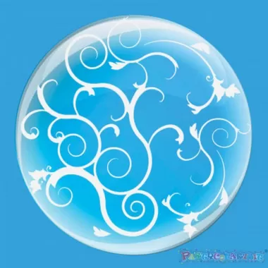 DECO B-LOON 24" FILIGREE BIANCO