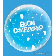 DECO B-LOON 36"  BUON COMPLEANNO  ST BIANCA