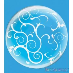 DECO B-LOON 36" FILIGRANA BIANCA