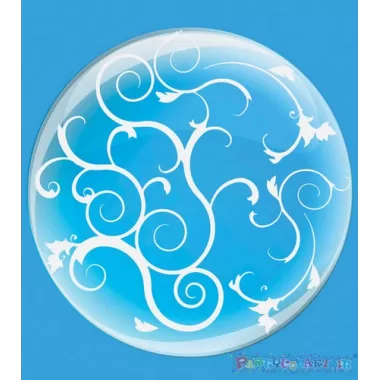 DECO B-LOON 36" FILIGRANA BIANCA