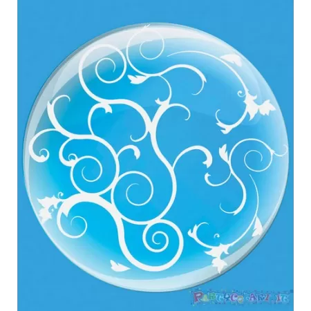 DECO B-LOON 36" FILIGRANA BIANCA