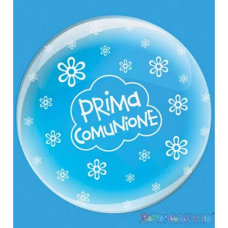 DECO B-LOON 36" PRIMA COMUNIONE ST BIANCA