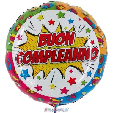 18" BUON COMPLEANNO COMIX