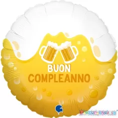 18" BUON COMPLEANNO BIRRA