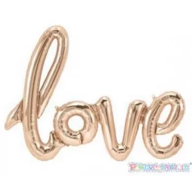 SS LOVE CORSIVO ROSA GOLD