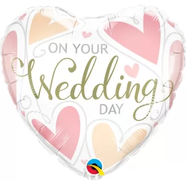 18" CUORE ON YOUR WEDDING DAY