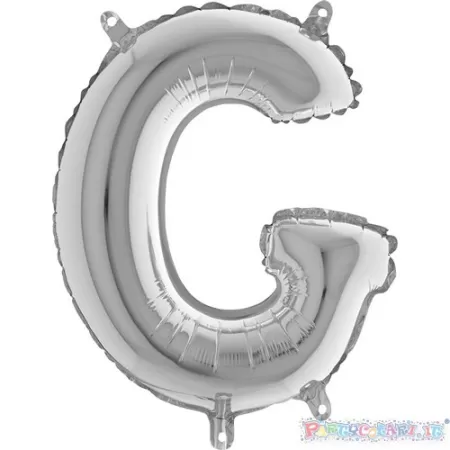 MYLAR 35  SILVER LETTERA  G  pz.3