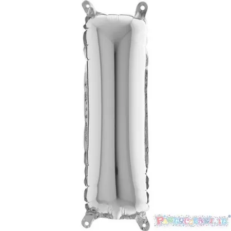 MYLAR 35  SILVER LETTERA  I  pz.3