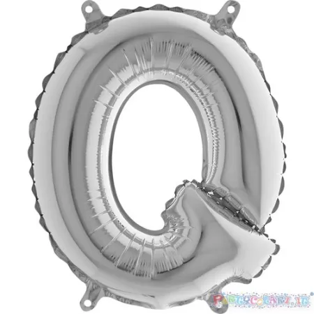 MYLAR 35  SILVER LETTERA  Q  pz.3