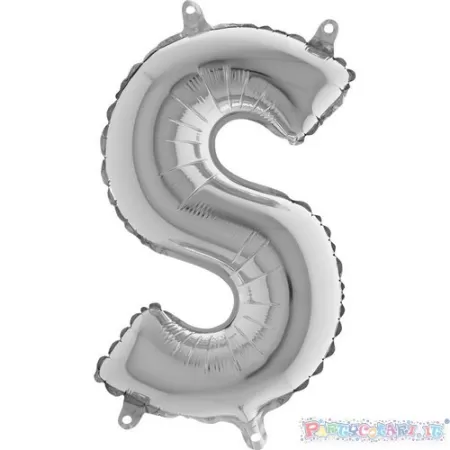 MYLAR 35  SILVER LETTERA  S  pz.3