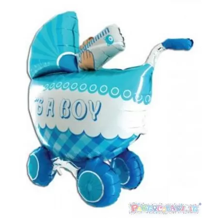 SS CARROZZINA CELESTE 3D