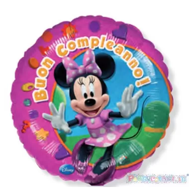 18" MINNIE BUON COMPLEANNO