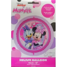 18" MINNIE CON CANNUCCIA PESETTO E NASTRINO