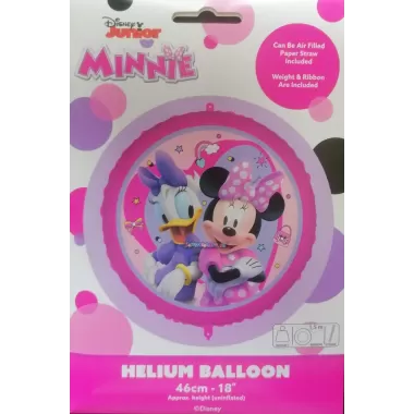 18" MINNIE CON CANNUCCIA PESETTO E NASTRINO