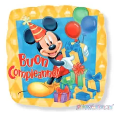 18" MICKEY BUON COMPLEANNO QUADRO