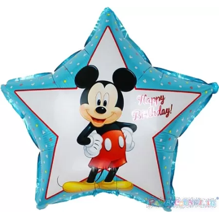 18" MICKEY STELLA HAPPY BIRTHDAY