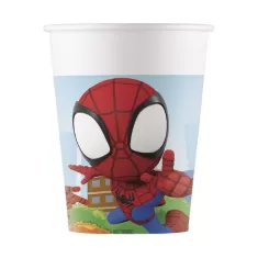 BICCHIERI IN CARTA SPIDEY&FRIENDS 200ml. pz.8