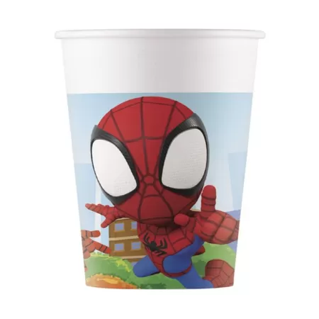 BICCHIERI IN CARTA SPIDEY&FRIENDS 200ml. pz.8