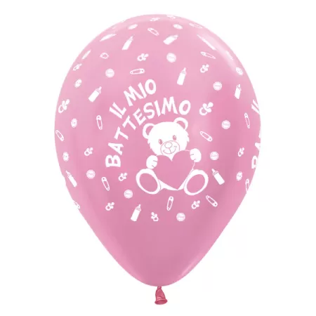 12" BATTESIMO ROSA ORSETTO pz. 50