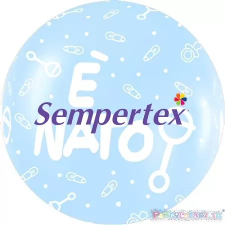 36" E' NATO AZZURRO PERLATO