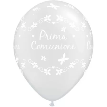 5" PRIMA COMUNIONE FARFALLE TRASPARENTE pz.100