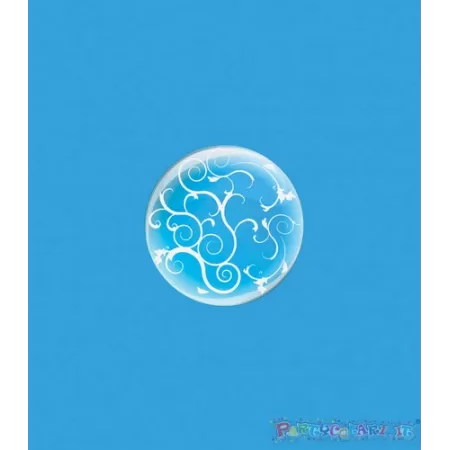 DECO B-LOON 10" FILIGRANA BIANCA pz.5