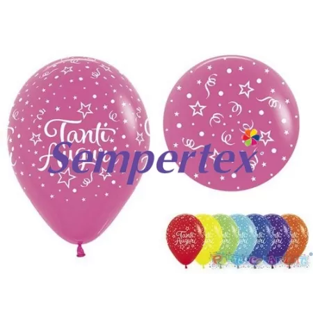 12" TANTI AUGURI ASSORTITO pz.50