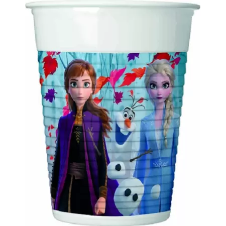 BICCHIERI PLASTICA FROZEN II 200 ml. pz.8