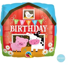 18" BDAY FIENILE QUADRATO