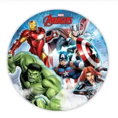 PIATTI  CARTA AVENGERS 23 cm. pz.8