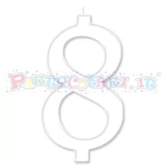 CANDELA cm.10 BIANCO 8