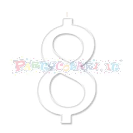 CANDELA cm.10 BIANCO 8