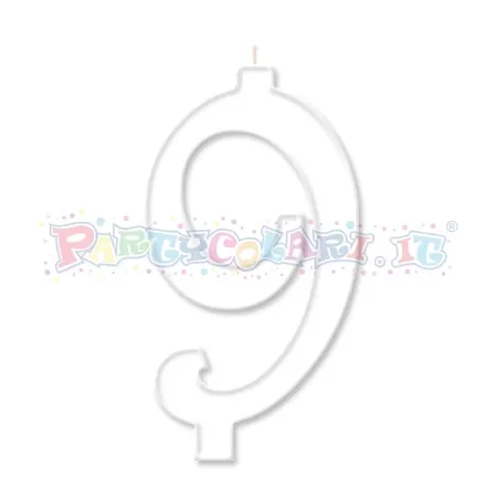 CANDELA cm.10 BIANCO 9