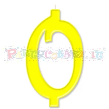 CANDELA cm.10 GIALLO 0