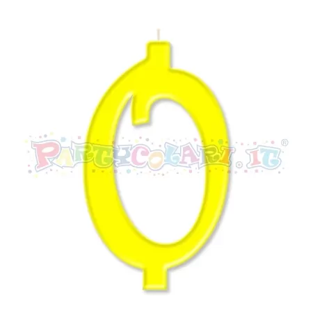 CANDELA cm.10 GIALLO 0