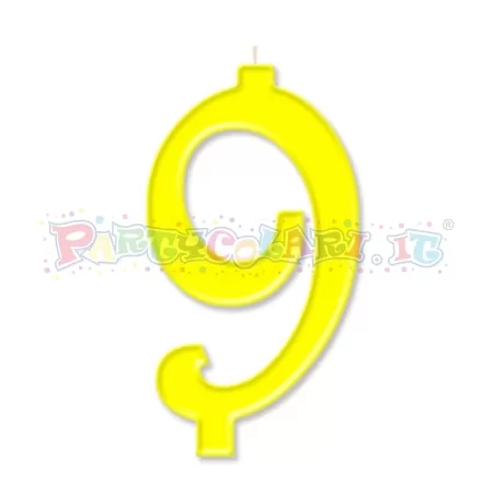 CANDELA cm.10 GIALLO 9