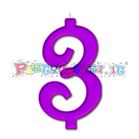 CANDELA cm.10 LILLA 3