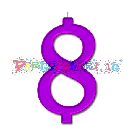 CANDELA cm.10 LILLA 8