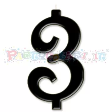 CANDELA cm.10 NERO 3