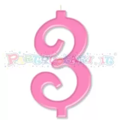 CANDELA cm.10 ROSA 3