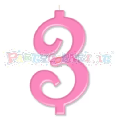 CANDELA cm.10 ROSA 3