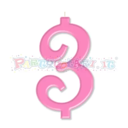 CANDELA cm.10 ROSA 3