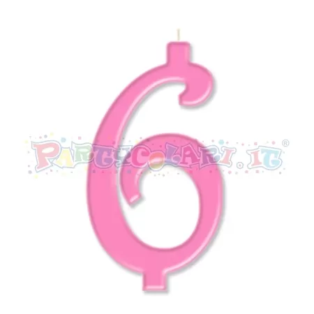 CANDELA cm.10 ROSA 6