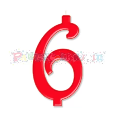 CANDELA cm.10 ROSSO 6