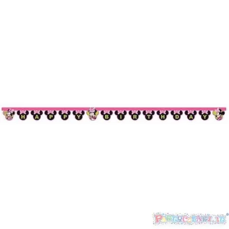 FESTONE MINNIE FIOCCO ROSA