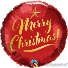 18" MERRY CHRISTMAS ORO ROSSO